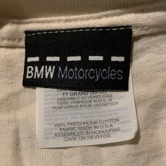 BMW Motorcycle Motorrad T-Shirt Vintage 2001 Brand New BMW Motorcycle Rally 2001 - Picture 6 of 8